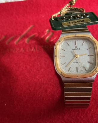 Orologio LANCO al quarzo anni 80nuovo