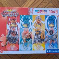 Puzzle Gormiti Clementoni 104 pezzi Supercolor