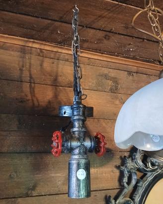 lampada stile industriale