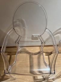 3 Sedie Kartell Louis Ghost - Starck originali
