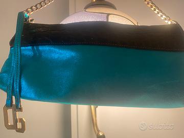 Elegante pochette blu elettrico Dolce & Gabbana