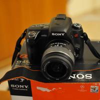 Sony A450 con ottica 18-55