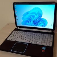 Hp 15.6" alluminio core i7/8 gb/SSD/w10/batt.nuova