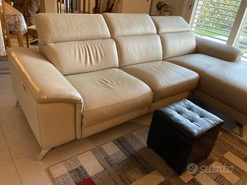 Divano in vera pelle Chateaux d’Ax