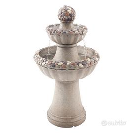 Fontana e Cascata da 480 x 480 x 927mm a 2 Livelli