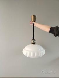 lampadario bianco plastica 