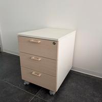 Cassettiera ufficio produzione beige documenti