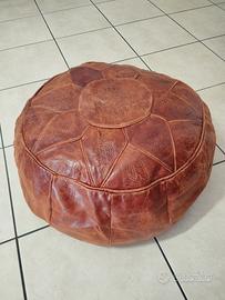 Pouf in pelle