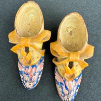 Scarpe in maiolica primi anni 900(vietri sul mare)