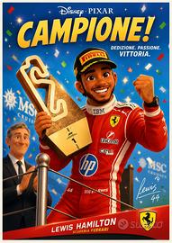 POSTER FORMATO A3 STILE DISNEY/PIXAR