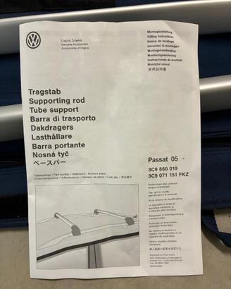 Barre di trasporto per Volkswagen Passat Variant