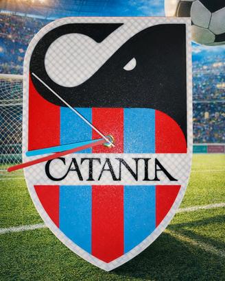 Orologio calcio Catania stampato in 3D
