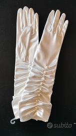 Guanti da sposa con perline 