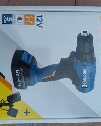Avvitatore Dexter con batteria + caricabatterie 