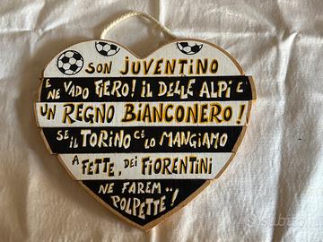 Gagliardetto legno Juventus