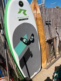 Wingfoil Reptile con due vele
