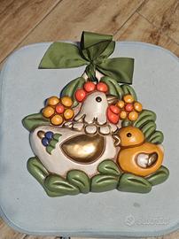 Formella grande Thun gallo e pulcino