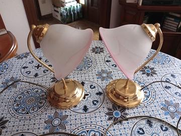 2 Lampade Vintage-Antiche Funzionanti