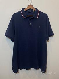 Polo Ralph Lauren, T shirt Custom Slim Fit blu XXL