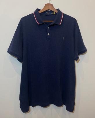 Polo Ralph Lauren, T shirt Custom Slim Fit blu XXL