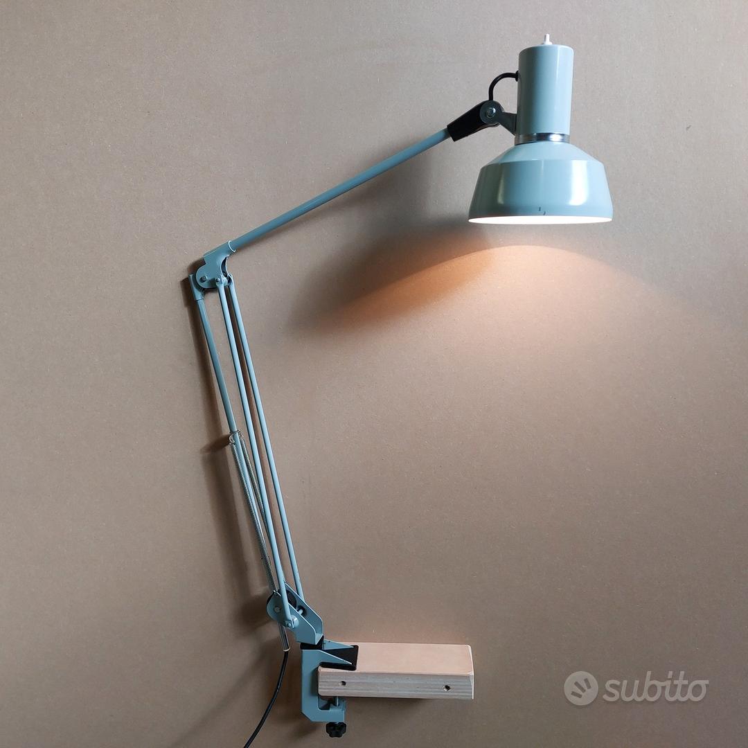 Lampada da scrivania Vintage industriale con morsetto anni 70