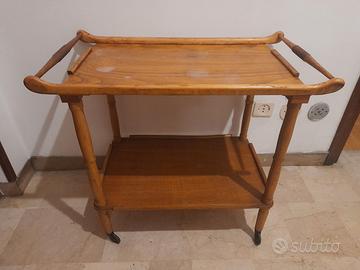 Carrello bar in legno - Stile classico vintage