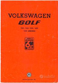 VOLKSWAGEN GOLF BROCHURE ORIGINALE del 1980