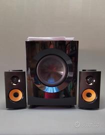 LG S73t1-W sistema home cinema 2.1 canali 300 W