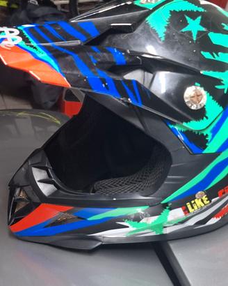 casco moto cross 