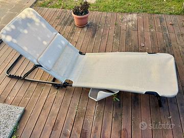 Sedia a sdraio pieghevole