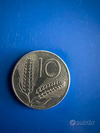 Moneta 10 lire del 1956