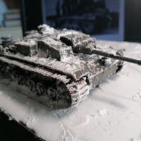 Diorama 1:35 caccia carri tedesco STUG III Russia