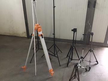 Cavalletti tre piedi per  strumenti da rilevamento