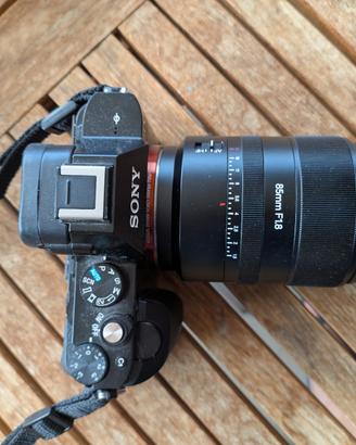 AF 85mm F1.8 per Sony E-mount full frame 