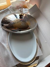 Vassoio e  ceramica