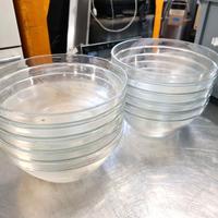 ciotole in vetro per insalata usate