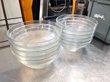ciotole in vetro per insalata usate