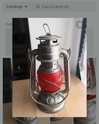 Lampada ad olio. Germania del Est