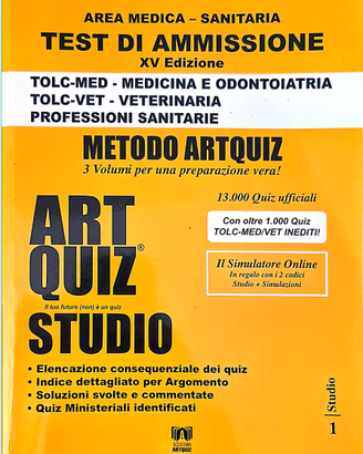 ART QUIZ Area Medica Sanitaria -Test di Ammissione