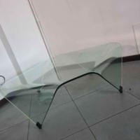 Tavolino in cristallo di design Rimadesio