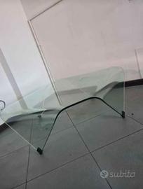 Tavolino in cristallo di design Rimadesio