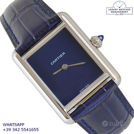 CARTIER Tank WSTA0054 Must de Cartier blue FullSet