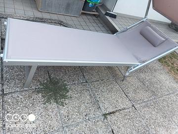 lettino prendisole professionale in alluminio 