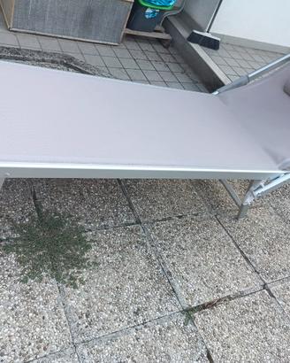 lettino prendisole professionale in alluminio 