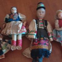 Set antiche bambole ungheresi