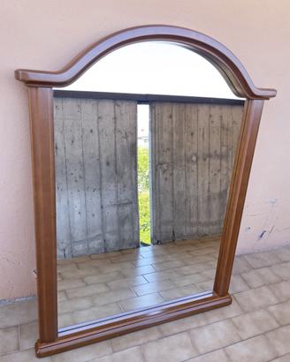 Specchio d’arredo stile classico vintage marrone