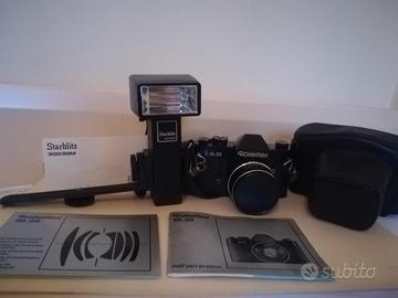 Macchina Fotografica Rolleiflex SL35 + Flash