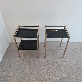 Coppia Tavolini / Comodini Vintage Anni '70