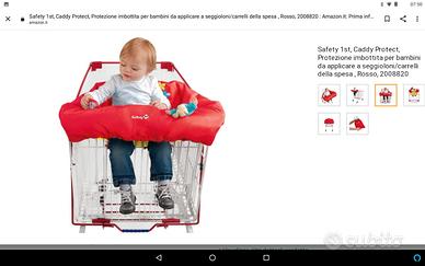 Protezione seduta carrello della spesa - Tutto per i bambini In vendita a  Bergamo