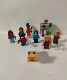 Minecraft Film Minifigure Lotto 10 Personaggi